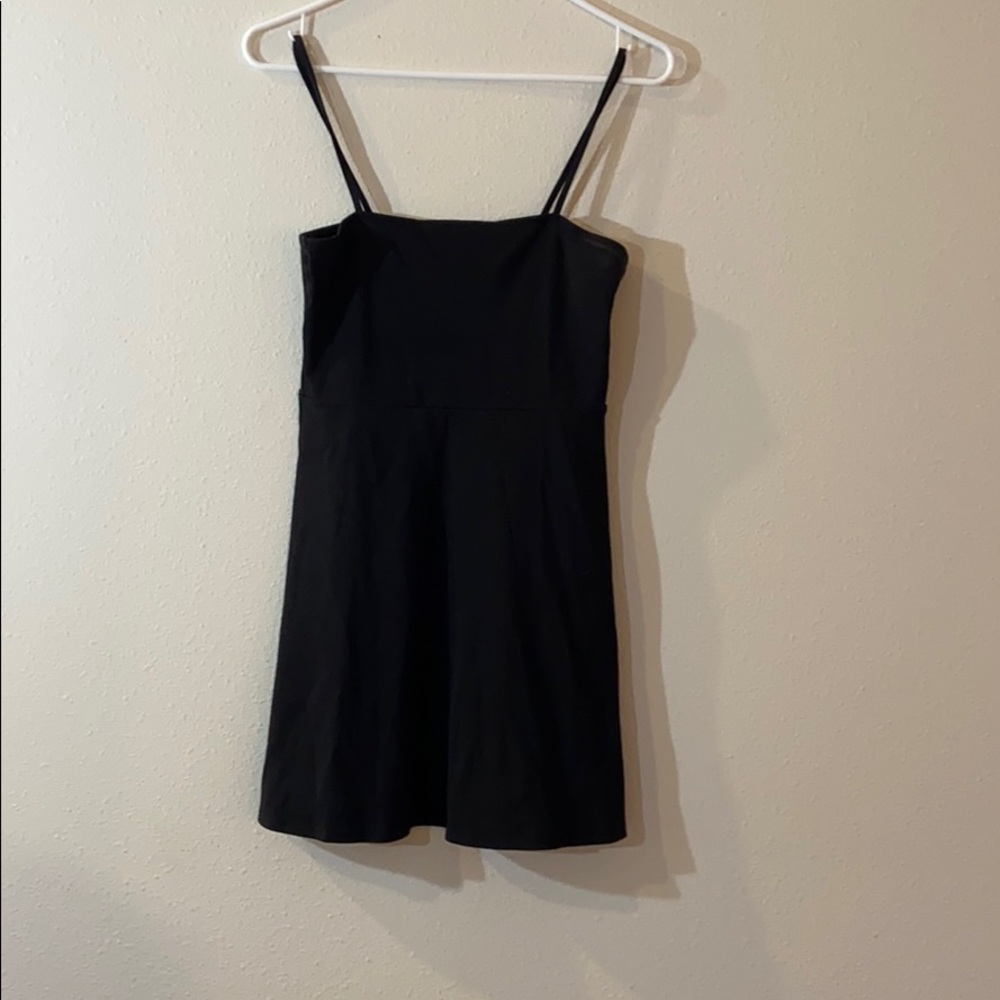 Divided Black Mini Dress Size 4